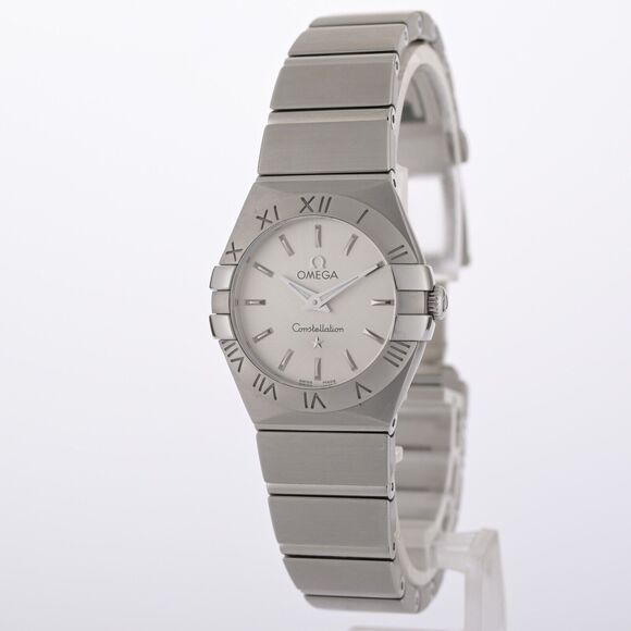 OMEGA Constellation 123.10.24.60.02.001 Silver 24mm Steel Ladies Watch Box/Card